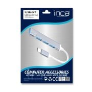 Inca IUSB-04T Type-C Girişli 4 Port Usb Çoklayıcı Hub, IUSB-04T