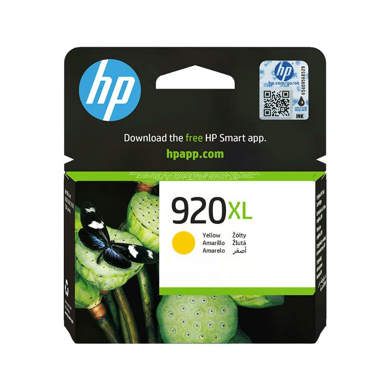HP 920XL Yellow Sarı Yüksek Kapasiteli Kartuş CD974AE, Officejet 6000, 6500, 7000, 7500