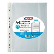 Bigpoint BP291 Föy Dosya Standart 40 Mikron A4 Şeffaf 100'lü Paket Poşet Dosya