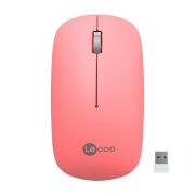 Lenovo Lecoo WS214 Kablosuz Mouse Pembe