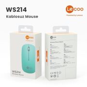 Lenovo Lecoo WS214 Kablosuz Mouse Turkuaz