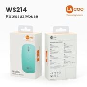 Lenovo Lecoo WS214 Kablosuz Mouse Turkuaz