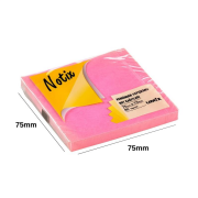 Notix Yapışkanlı Not Kağıdı Neon Pembe 75 mm x 75 mm 80 Yaprak