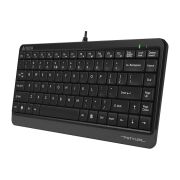 A4 Tech FK11 Q Klavye Usb, Kablolu, MM Mini Gri Siyah
