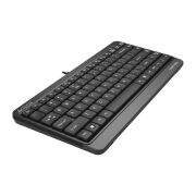 A4 Tech FK11 Q Klavye Usb, Kablolu, MM Mini Gri Siyah