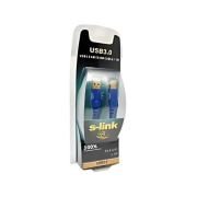 S-Link SLX-U35 USB 3.0 Yazıcı Kablosu, Gold, 1.5 Metre