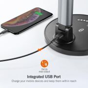 TaoTronics TT-DL13 Doğal Akıllı 12W LED Masa Lambası - Gri
