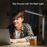 TaoTronics TT-DL13 Doğal Akıllı 12W LED Masa Lambası - Gri