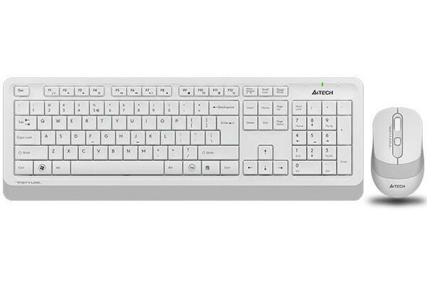 A4 Tech FG1010 Kablosuz Klavye Mouse Seti, Beyaz