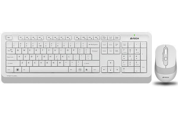 A4 Tech FG1010 Kablosuz Klavye Mouse Seti, Beyaz