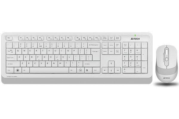 A4 Tech FG1010 Kablosuz Klavye Mouse Seti, Beyaz