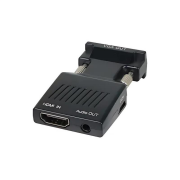 Vcom CA336A Vga Erkek To Hdmi Dişi Dönüştürücü, Siyah