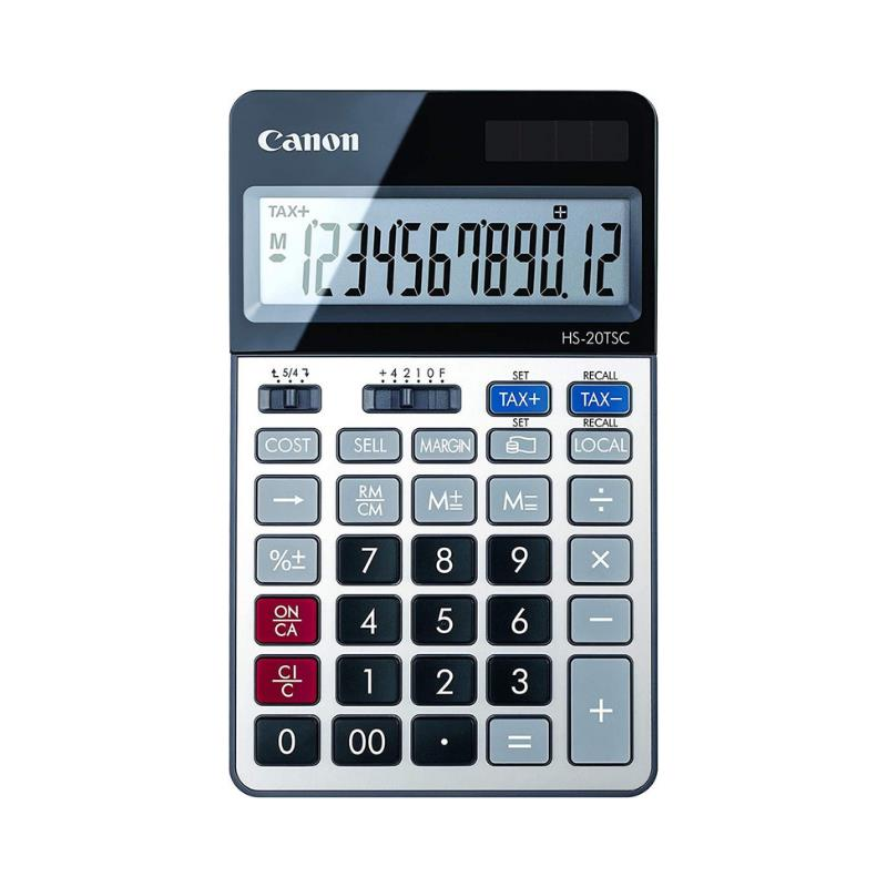 Canon HS-20TSC Hesap Makinesi 12 Hane, Siyah