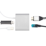 Digitus DA-70847 USB Type-C to USB 3.0 x2 HDMI RJ45 Multiport Dönüştürücü Adaptör