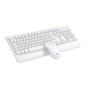 Lenovo Lecoo CM105 Kablolu Klavye & Mouse Set Q Beyaz