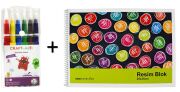 UMİX Craft And Arts Suluboya Kalemi 6 Renk+Spr. Resim Defteri