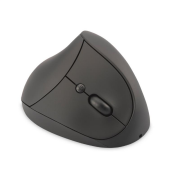 Digitus DA-20155 Kablosuz Ergonomik Mouse, dikey, 6D tuşlar, şarj edilebilir, siyah