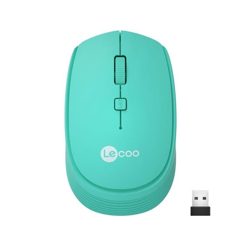 Lenovo Lecoo WS202 Kablosuz Mouse Turkuaz