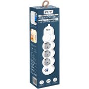 FLY Akım Korumalı Priz 3'lü, 2 Metre, 2 USB 2.1A - 3393-01