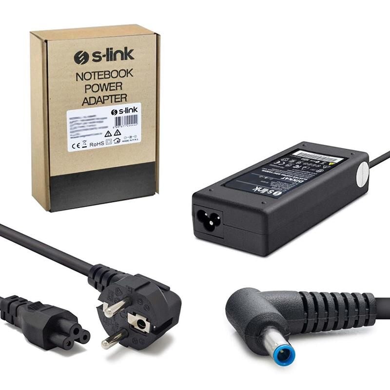 S-Link SL-NBA19 Notebook Adaptör 19.5V 3.33A 65W (4.5x3.0) HP