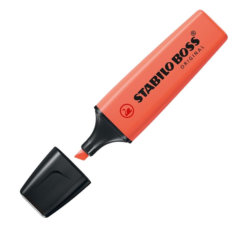 Stabilo Boss Original Fosforlu Kalem Pastel Kırmızı 70/140