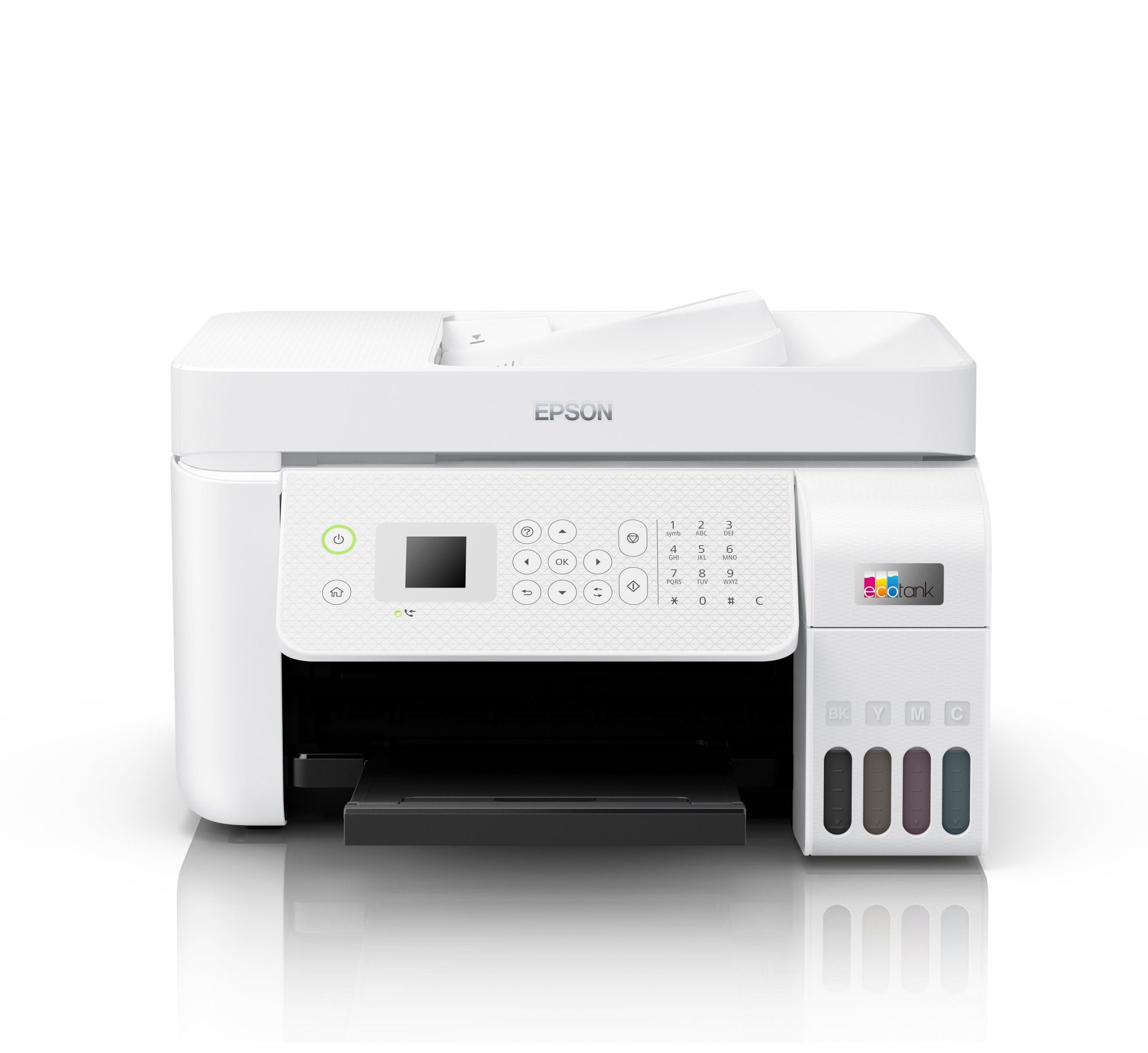 Epson L5296 Renkli Mürekkep Tanklı Yazıcı, Tarayıcı, Fotokopi, Fax, Wi-Fi, ADF, Beyaz
