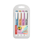 Stabilo Swing Cool Pastel 4'lü Paket Fosforlu Kalem Seti - 275/4-08