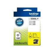 Brother LC535XLY Kartuş Orj. - DCP-J105, MFC-J200 (1.3K) Yellow