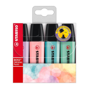 Stabilo Boss Original Fosforlu Kalem Pastel 4'lü Paket - 70/4-2