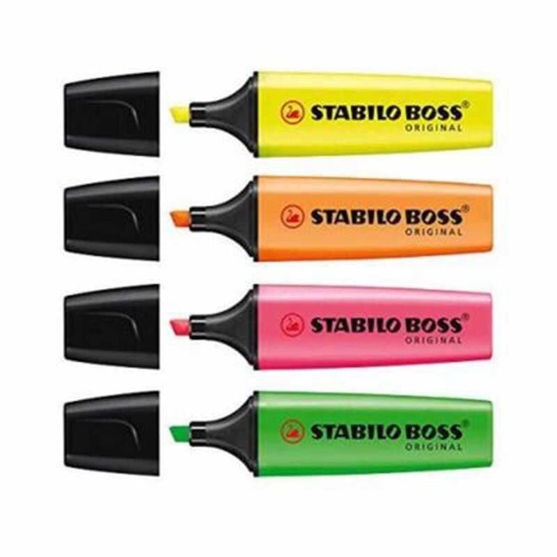 Stabilo Boss Original Fosforlu Kalem 4'lü Paket - 70/4