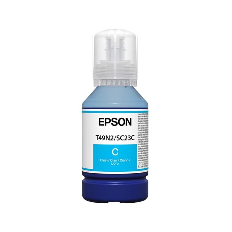 Epson C13T49N200 Dye Sublimation Mürekkep Orj. F100, F500 Cyan 140ml