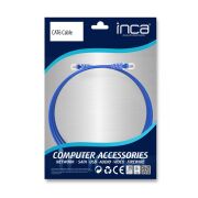 Inca ICAT6-02TM Cat6 Patch Kablo 2 Metre Mavi