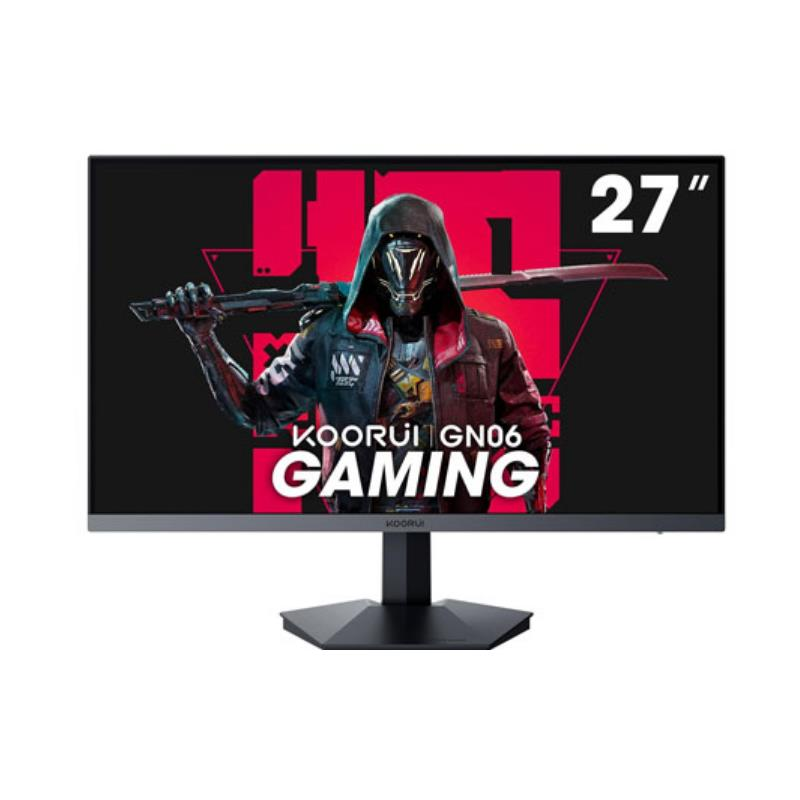 Koorui 27'' GN06 IPS Gaming 165Hz Monitör Siyah 1ms1920x1080, 165Hz, DP, HDMI, G-Sync, FreeSync, Vesa