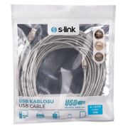 S-Link USB Yazıcı Kablosu 10 Metre - SL-U2010