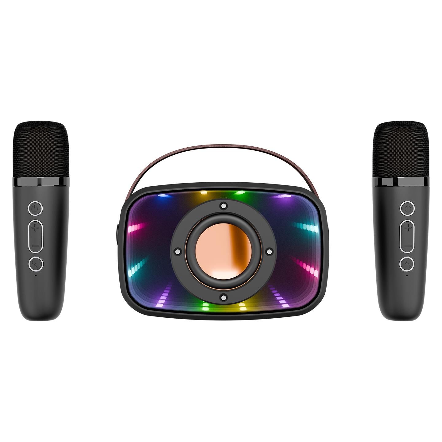 Mikado MD-57BT Endless 5W Siyah TF + USB + AUX + BT Destekli 2 Wireless Karaoke Mikrofon 1200mAh