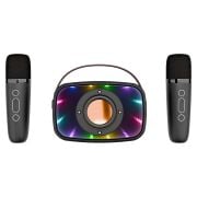 Mikado MD-57BT Endless 5W Siyah TF + USB + AUX + BT Destekli 2 Wireless Karaoke Mikrofon 1200mAh