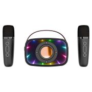 Mikado MD-57BT Endless 5W Siyah TF + USB + AUX + BT Destekli 2 Wireless Karaoke Mikrofon 1200mAh