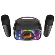 Mikado MD-57BT Endless 5W Siyah TF + USB + AUX + BT Destekli 2 Wireless Karaoke Mikrofon 1200mAh