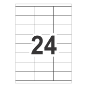 Herboy HB-1324 Beyaz Lazer Etiket A4, 70mm x 35mm