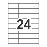 Herboy HB-1324 Beyaz Lazer Etiket A4, 70mm x 35mm