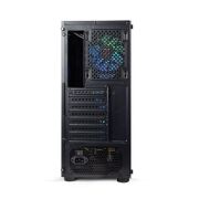 AIGO AQUARIUS Mesh 650W 80+ ARGB Mid Tower Kasa, L17 ARGB Reverse Fans x3, REAR: L17 ARGB fans x1