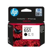 HP 651 Black Siyah Kartuş C2P10AE, Deskjet 5645, 5575, OfficeJet 202