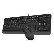 A4 Tech F1010 Klavye Mouse Seti, Siyah