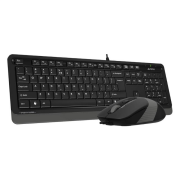 A4 Tech F1010 Klavye Mouse Seti, Siyah