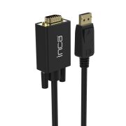 Inca IDPV-18T Displayport to VGA Kablo 1.8 Metre