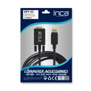 Inca IDPV-18T Displayport to VGA Kablo 1.8 Metre