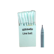 Mynote Line Ball 50'li PP Kutu Pastel Yeşil