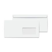 Elitstore Diplomat Zarf Beyaz Pencereli Silikonlu 110 gr. 10.5 cm x 24 cm 100'lü Paket