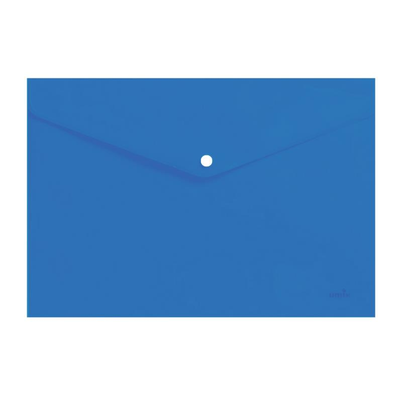 Umix Çıtçıtlı Dosya A4 Pastel Mavi - Eco (12 Adet)