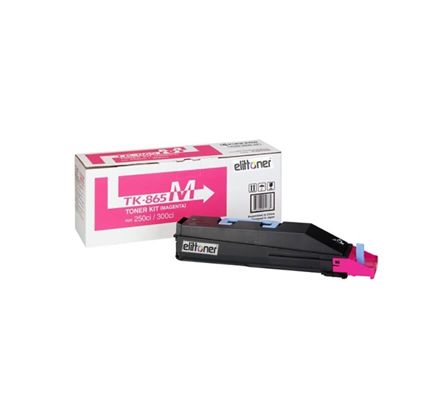 Elittoner Kyocera TK-865, 250ci, 300ci Magenta (150Gr/12k)